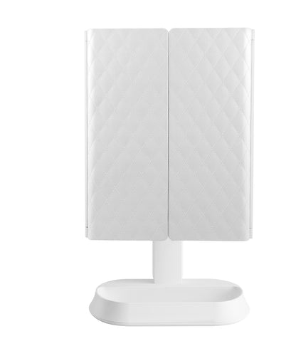 Trifold LED Makeup Mirror